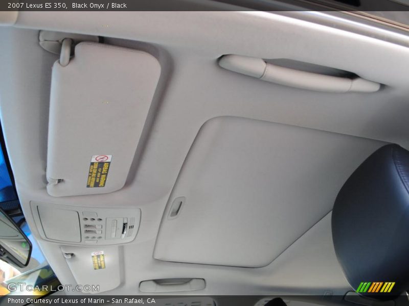 Black Onyx / Black 2007 Lexus ES 350