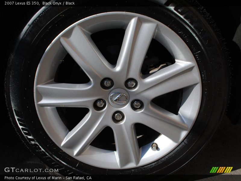 Black Onyx / Black 2007 Lexus ES 350
