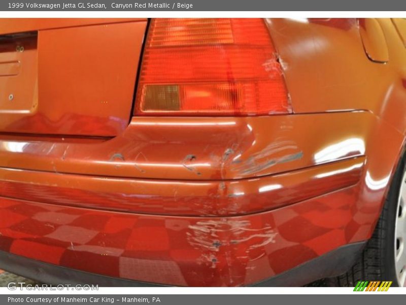 Canyon Red Metallic / Beige 1999 Volkswagen Jetta GL Sedan