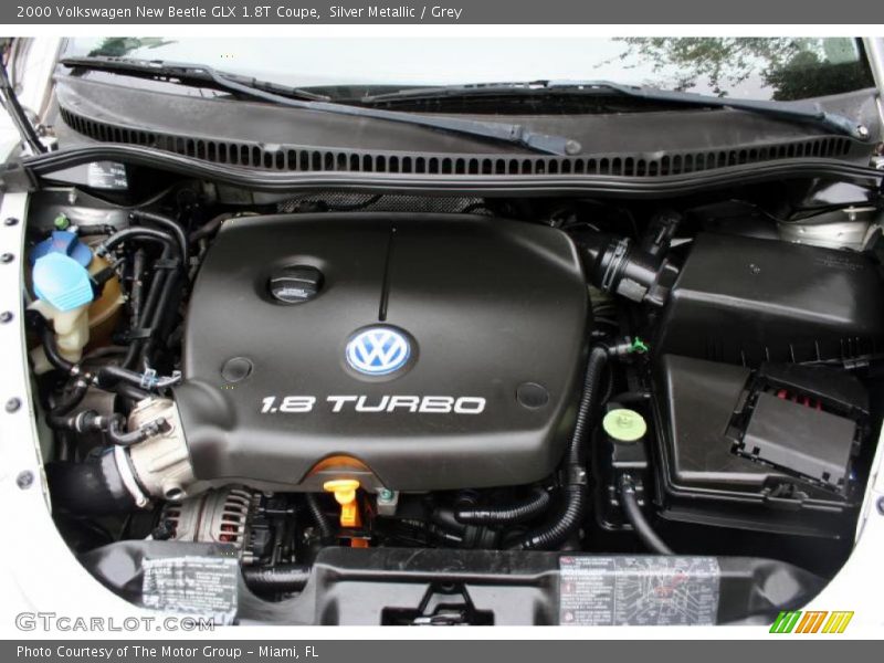  2000 New Beetle GLX 1.8T Coupe Engine - 1.8 Liter Turbocharged DOHC 20-Valve 4 Cylinder