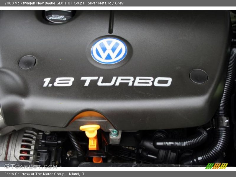 Silver Metallic / Grey 2000 Volkswagen New Beetle GLX 1.8T Coupe