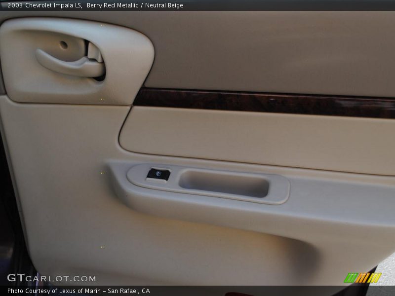 Berry Red Metallic / Neutral Beige 2003 Chevrolet Impala LS