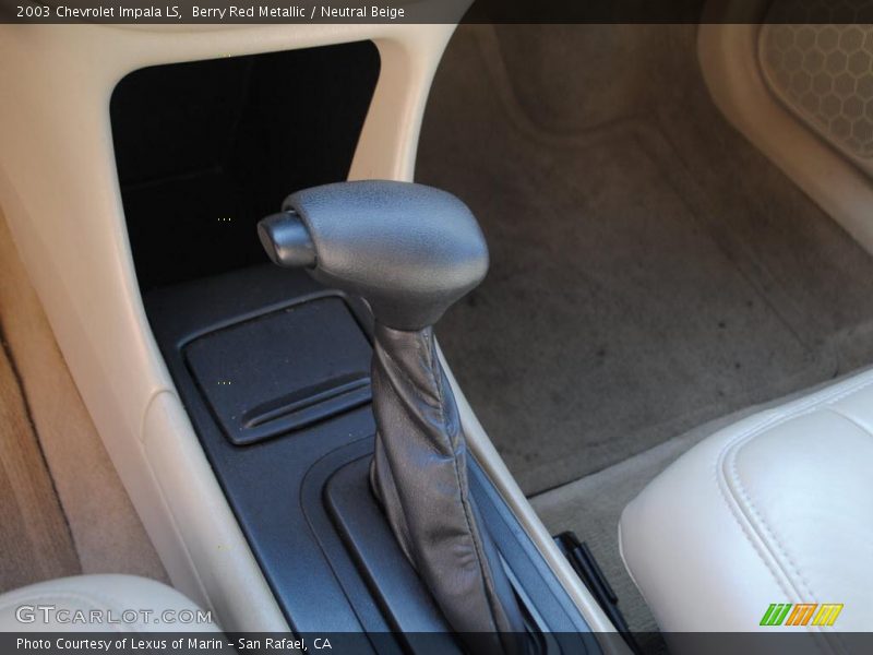 Berry Red Metallic / Neutral Beige 2003 Chevrolet Impala LS