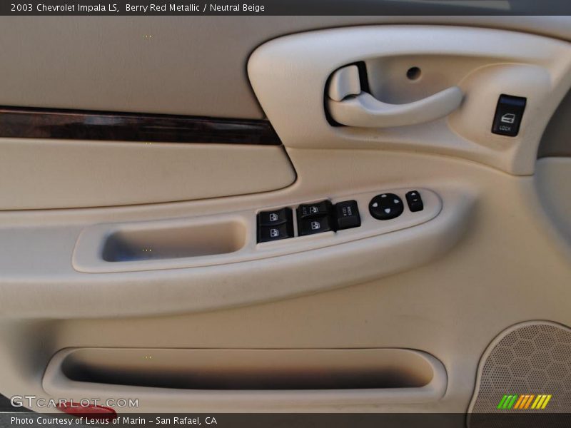 Berry Red Metallic / Neutral Beige 2003 Chevrolet Impala LS