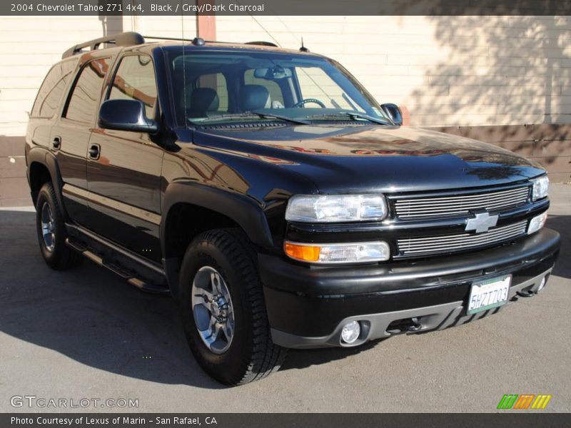 Black / Gray/Dark Charcoal 2004 Chevrolet Tahoe Z71 4x4