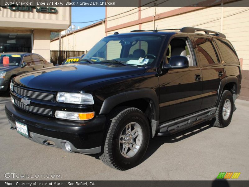 Black / Gray/Dark Charcoal 2004 Chevrolet Tahoe Z71 4x4