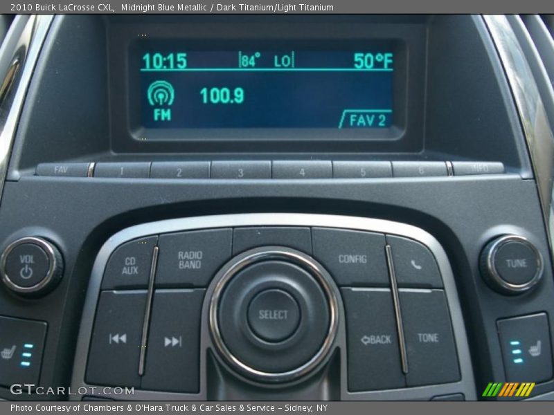Midnight Blue Metallic / Dark Titanium/Light Titanium 2010 Buick LaCrosse CXL
