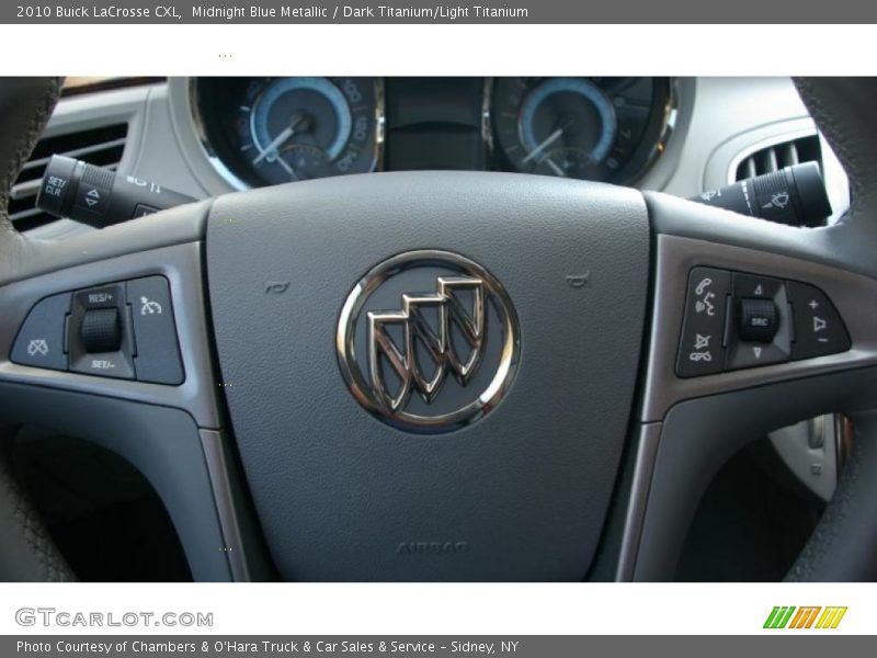 Midnight Blue Metallic / Dark Titanium/Light Titanium 2010 Buick LaCrosse CXL