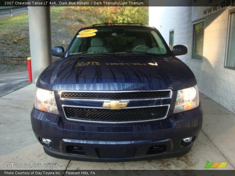 Dark Blue Metallic / Dark Titanium/Light Titanium 2007 Chevrolet Tahoe LT 4x4