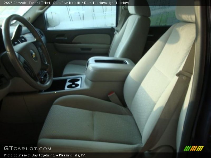 Dark Blue Metallic / Dark Titanium/Light Titanium 2007 Chevrolet Tahoe LT 4x4