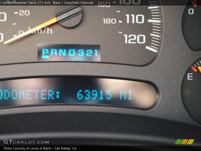 Black / Gray/Dark Charcoal 2004 Chevrolet Tahoe Z71 4x4