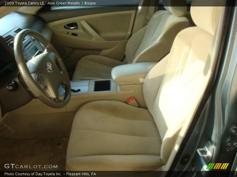 Aloe Green Metallic / Bisque 2009 Toyota Camry LE