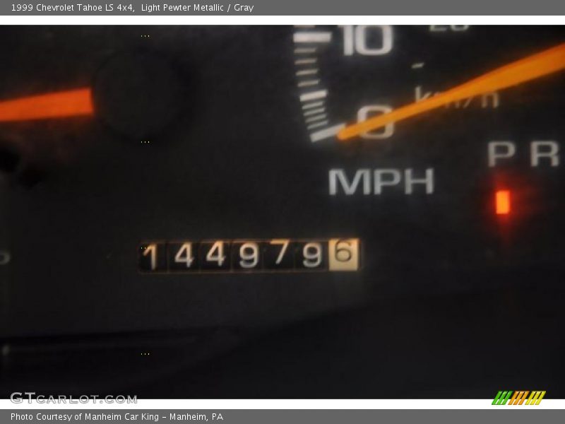 Light Pewter Metallic / Gray 1999 Chevrolet Tahoe LS 4x4