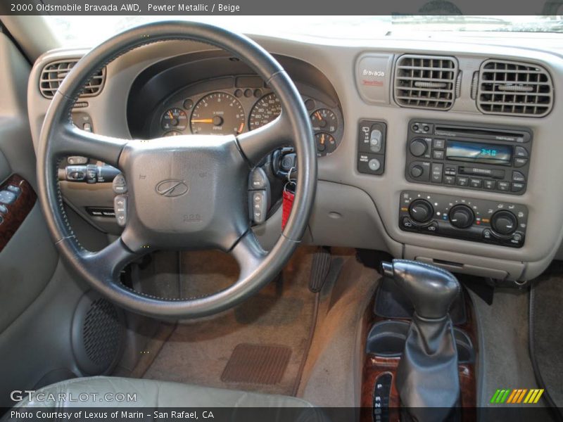 Pewter Metallic / Beige 2000 Oldsmobile Bravada AWD