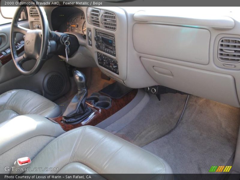 Pewter Metallic / Beige 2000 Oldsmobile Bravada AWD