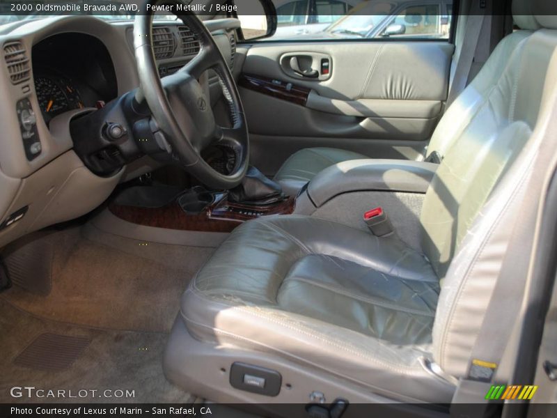 Pewter Metallic / Beige 2000 Oldsmobile Bravada AWD