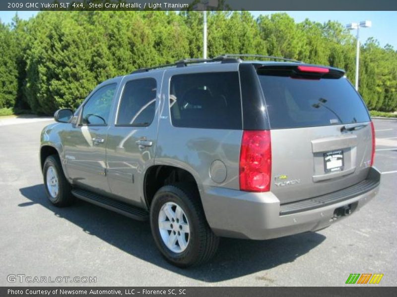 Steel Gray Metallic / Light Titanium 2009 GMC Yukon SLT 4x4