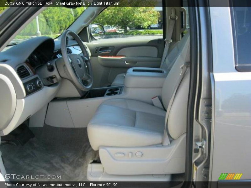 Steel Gray Metallic / Light Titanium 2009 GMC Yukon SLT 4x4