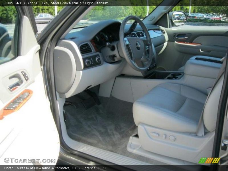 Steel Gray Metallic / Light Titanium 2009 GMC Yukon SLT 4x4