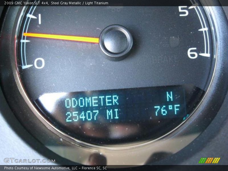 Steel Gray Metallic / Light Titanium 2009 GMC Yukon SLT 4x4
