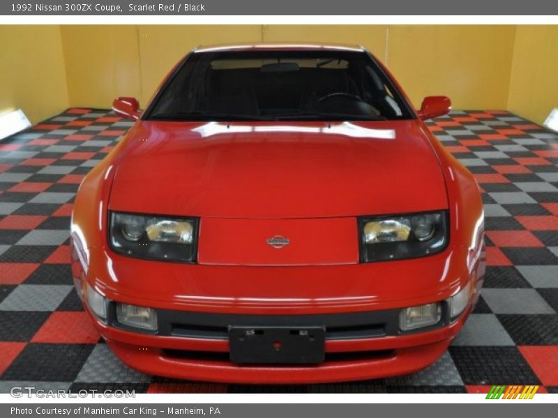 Scarlet Red / Black 1992 Nissan 300ZX Coupe