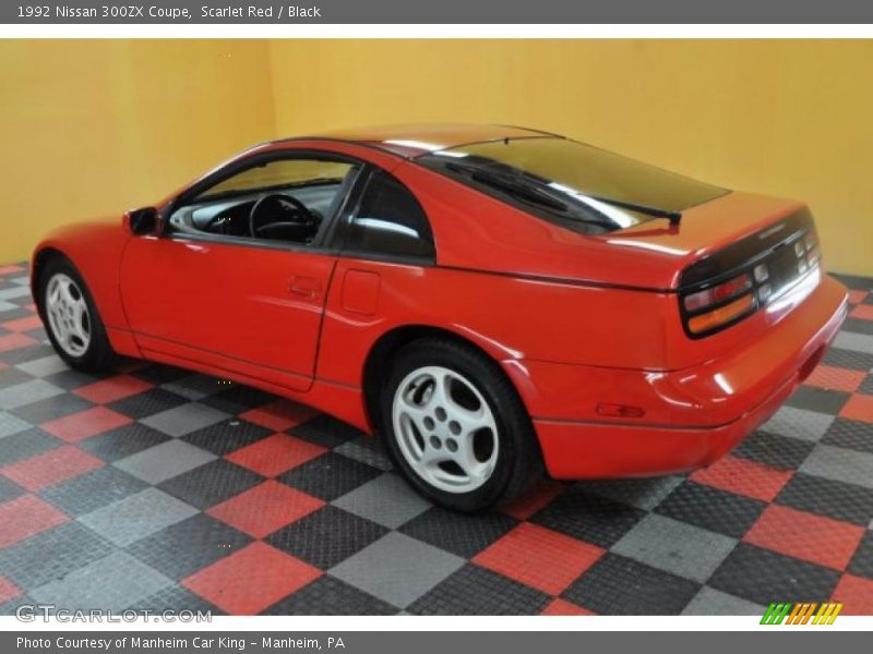 Scarlet Red / Black 1992 Nissan 300ZX Coupe