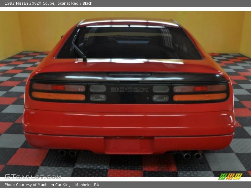 Scarlet Red / Black 1992 Nissan 300ZX Coupe