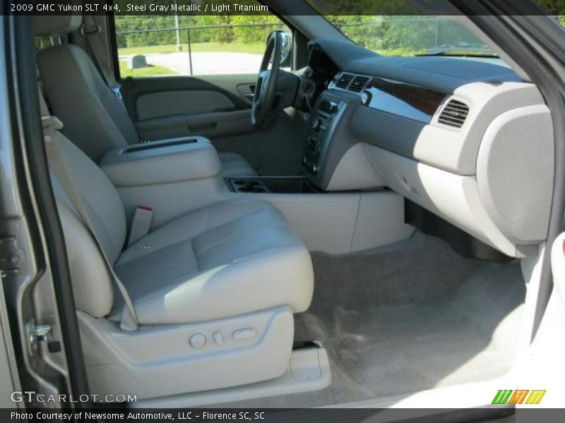 Steel Gray Metallic / Light Titanium 2009 GMC Yukon SLT 4x4