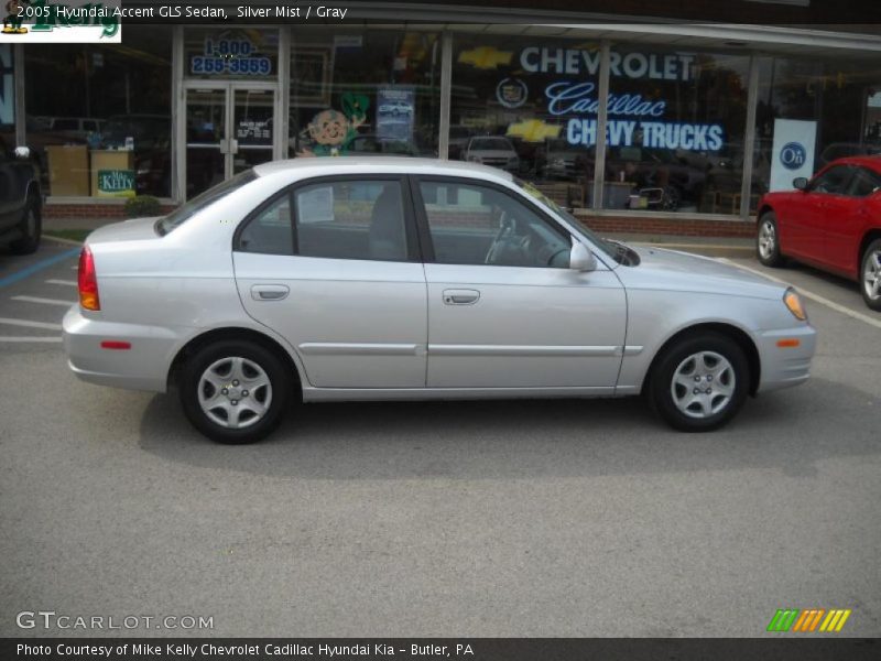 Silver Mist / Gray 2005 Hyundai Accent GLS Sedan