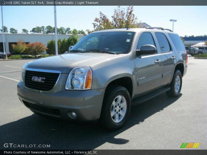 Steel Gray Metallic / Light Titanium 2009 GMC Yukon SLT 4x4