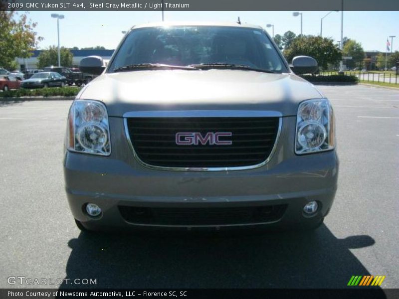 Steel Gray Metallic / Light Titanium 2009 GMC Yukon SLT 4x4