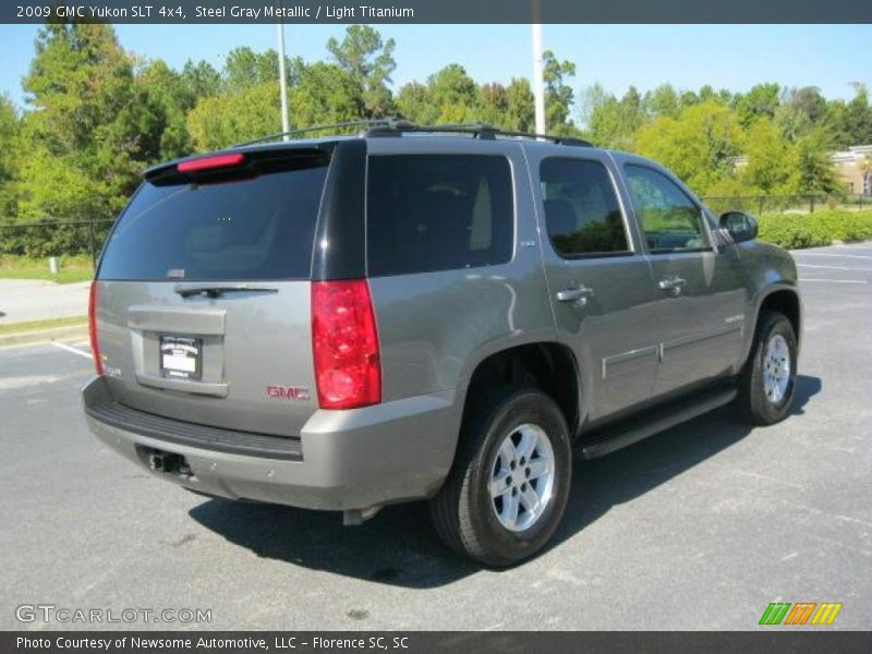 Steel Gray Metallic / Light Titanium 2009 GMC Yukon SLT 4x4