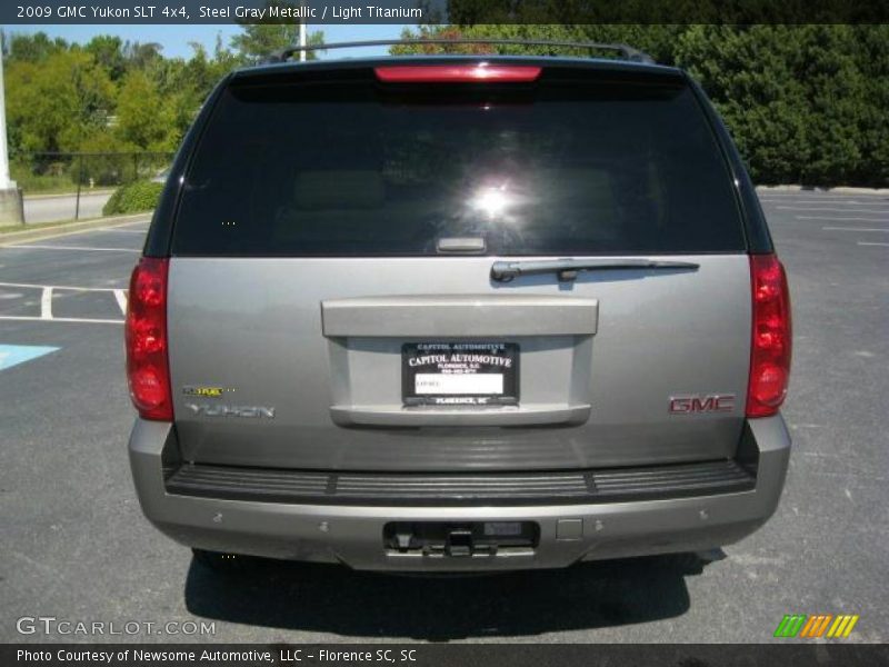 Steel Gray Metallic / Light Titanium 2009 GMC Yukon SLT 4x4