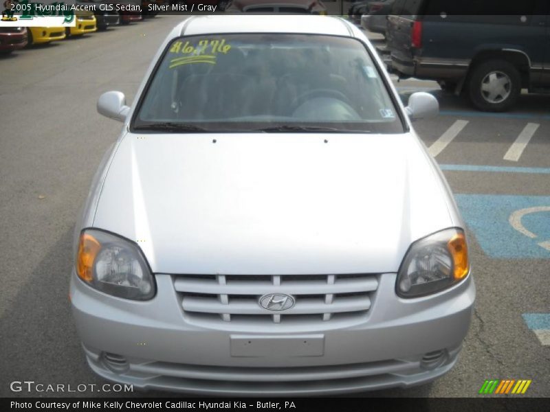 Silver Mist / Gray 2005 Hyundai Accent GLS Sedan