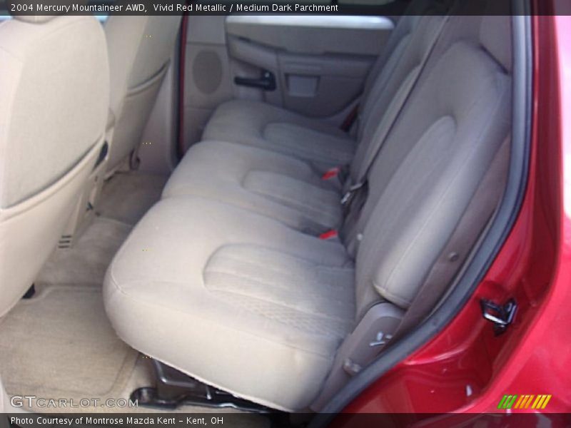 Vivid Red Metallic / Medium Dark Parchment 2004 Mercury Mountaineer AWD
