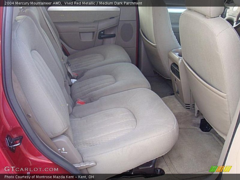 Vivid Red Metallic / Medium Dark Parchment 2004 Mercury Mountaineer AWD