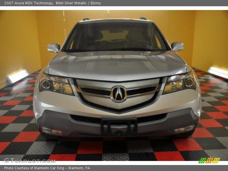 Billet Silver Metallic / Ebony 2007 Acura MDX Technology