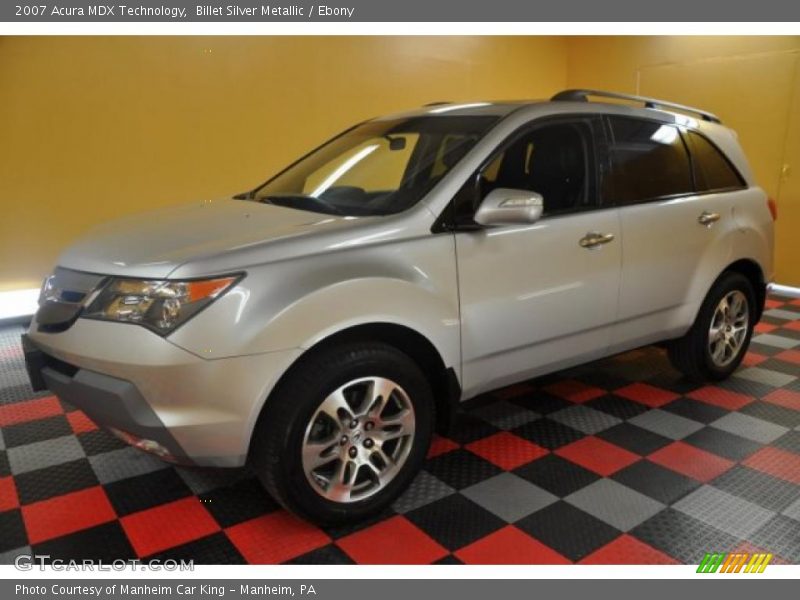 Billet Silver Metallic / Ebony 2007 Acura MDX Technology