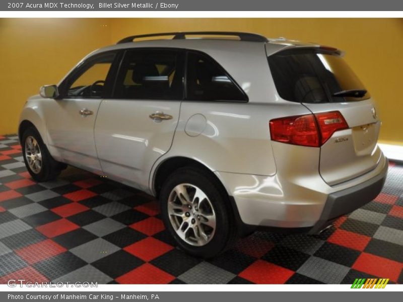 Billet Silver Metallic / Ebony 2007 Acura MDX Technology