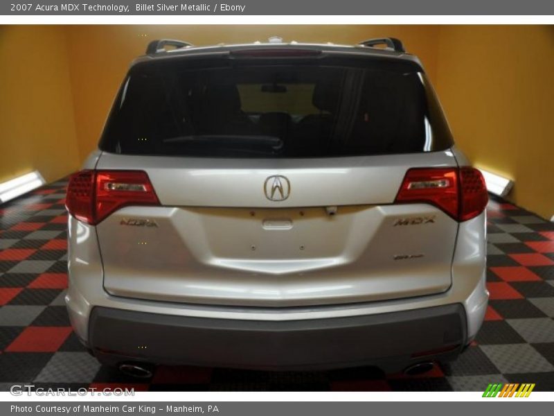 Billet Silver Metallic / Ebony 2007 Acura MDX Technology