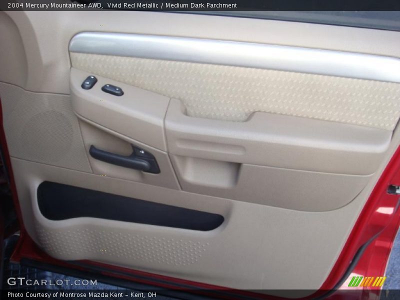 Vivid Red Metallic / Medium Dark Parchment 2004 Mercury Mountaineer AWD