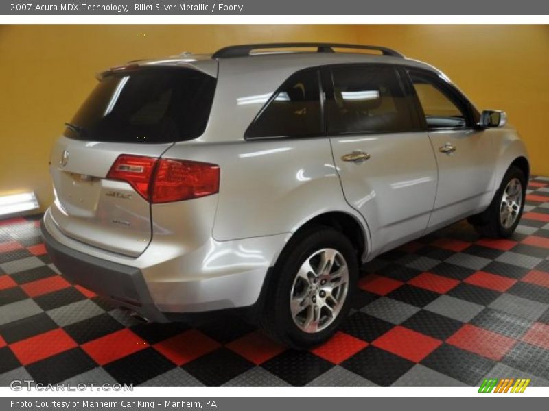 Billet Silver Metallic / Ebony 2007 Acura MDX Technology