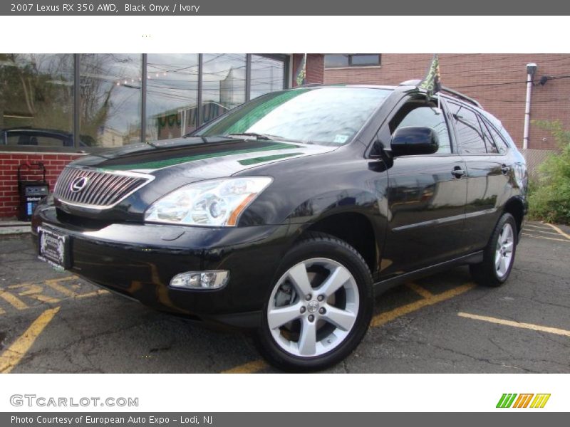 Black Onyx / Ivory 2007 Lexus RX 350 AWD