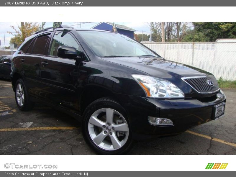 Black Onyx / Ivory 2007 Lexus RX 350 AWD