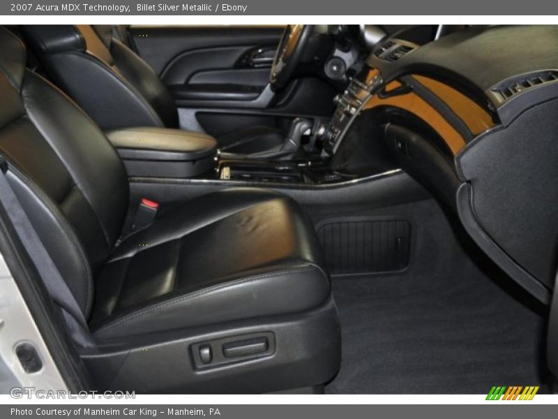 Billet Silver Metallic / Ebony 2007 Acura MDX Technology