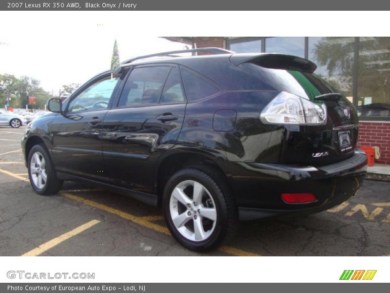 Black Onyx / Ivory 2007 Lexus RX 350 AWD