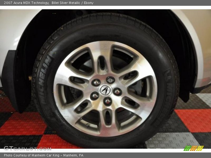 Billet Silver Metallic / Ebony 2007 Acura MDX Technology