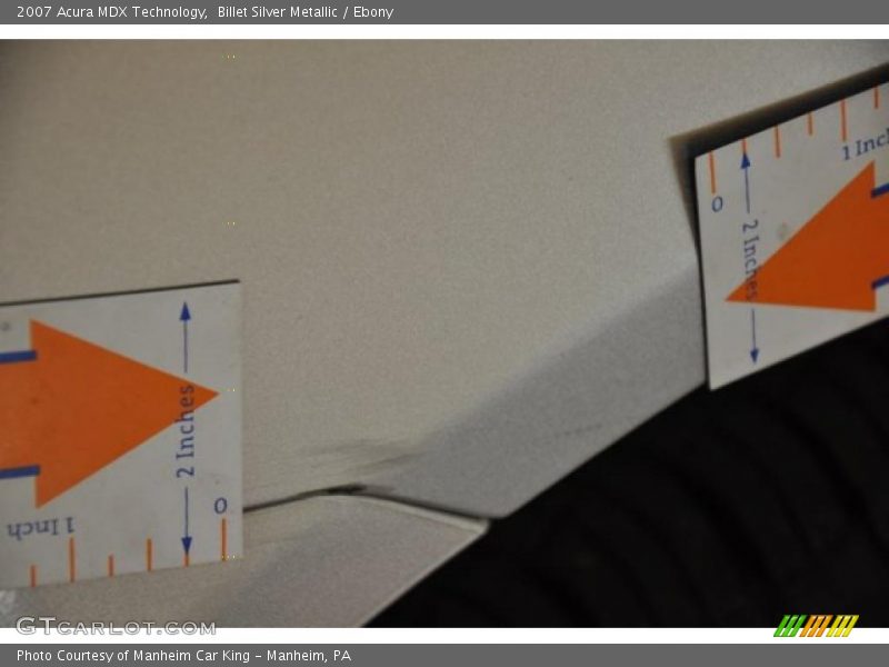 Billet Silver Metallic / Ebony 2007 Acura MDX Technology