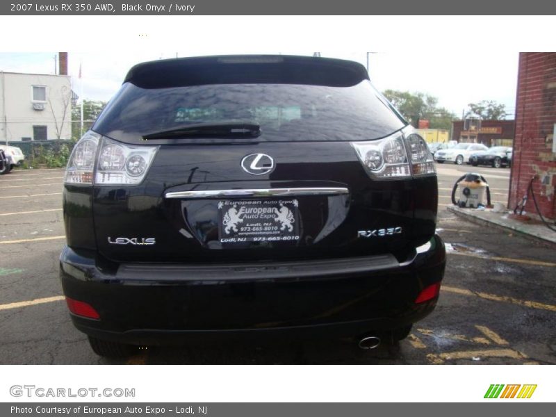 Black Onyx / Ivory 2007 Lexus RX 350 AWD