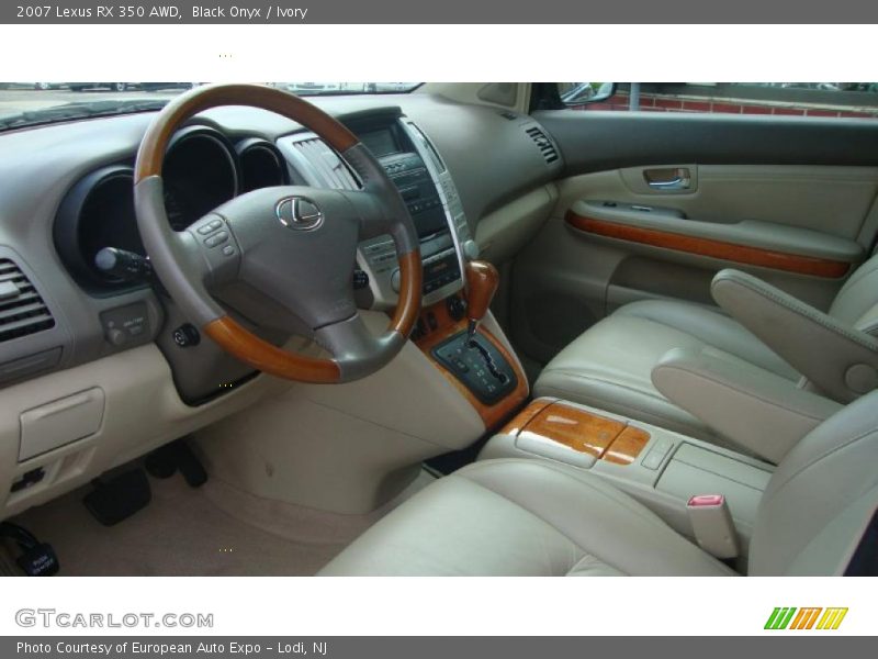 Black Onyx / Ivory 2007 Lexus RX 350 AWD
